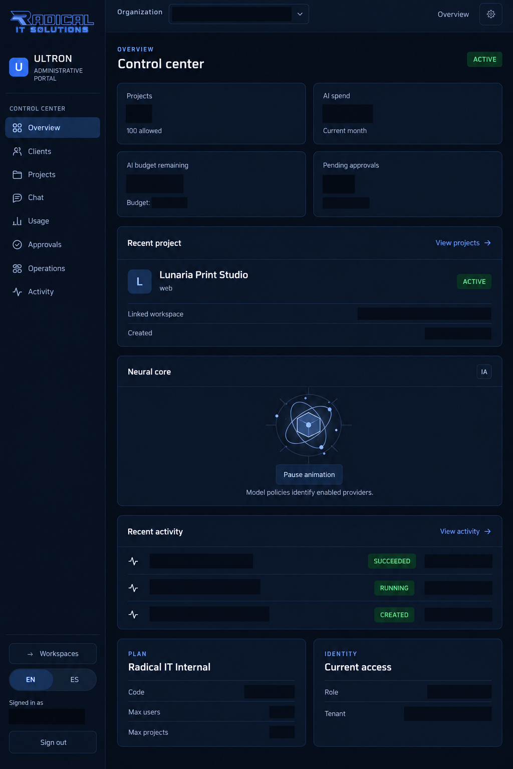 Ultron Business Platform